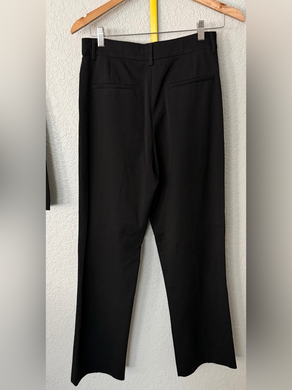 Spirit Airlines Stewardess Cardigan Black Straight Leg Pants & Belt Yellow Trim - Picture 7 of 7